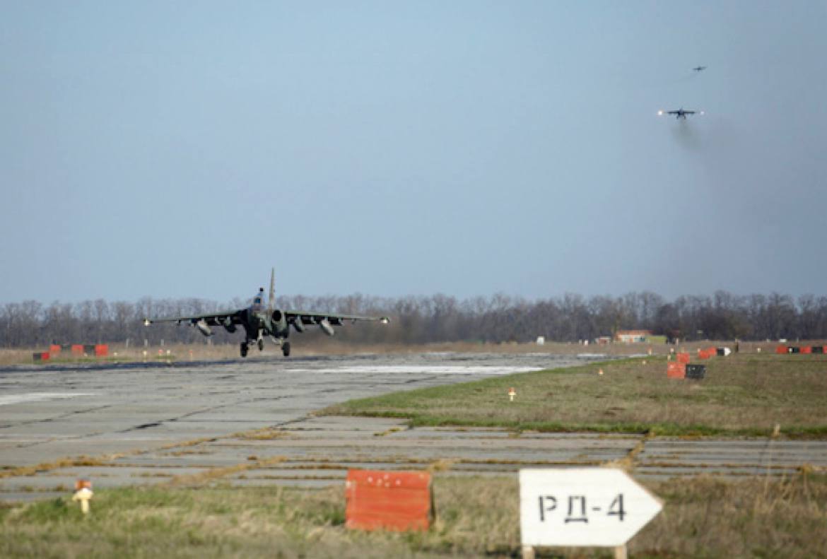 The military airfield in Primorsko-Akhtarsk was damaged as a result of a night attack on the Krasnodar region