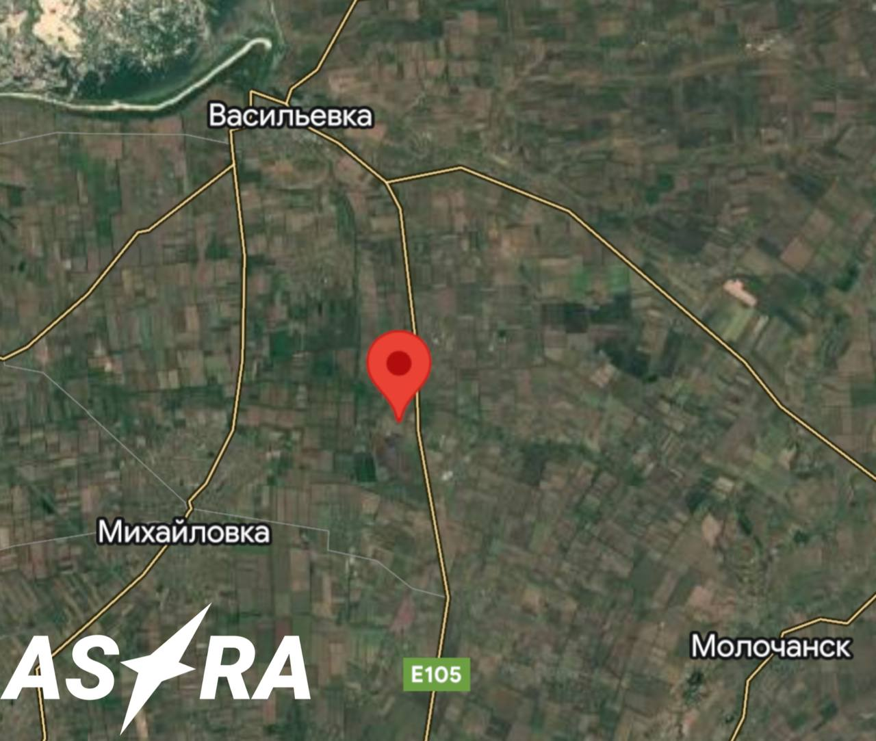 Российский самолет уронил авиабомбу на памятник военному летчику в Запорожской области