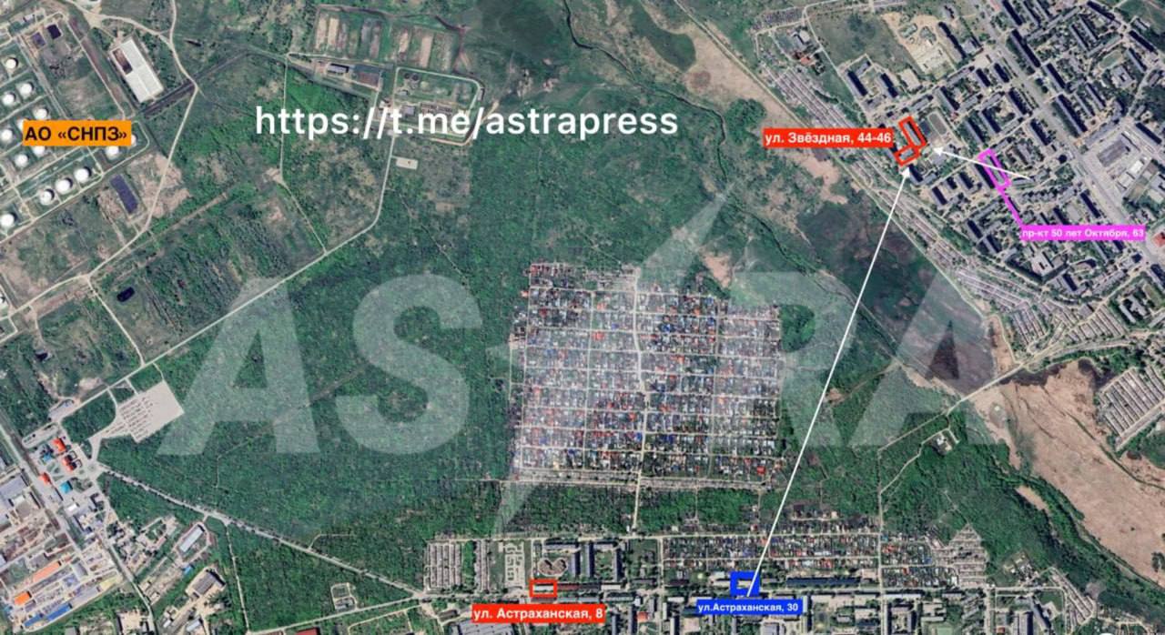 Attacked houses in Syzran are less than 3 kilometers from local refinery