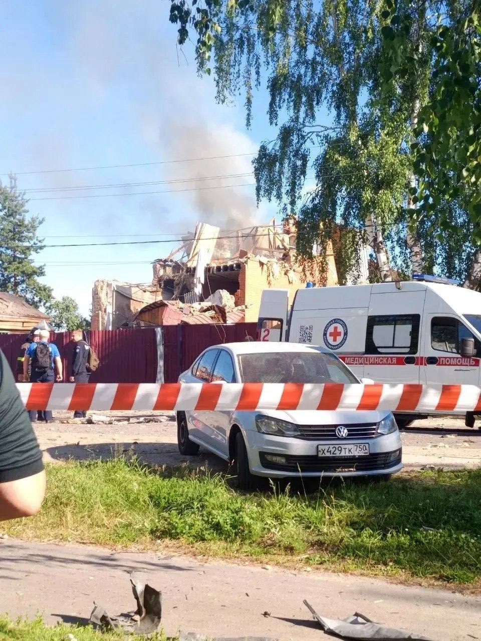В Егорьевске произошло «падение дрона»